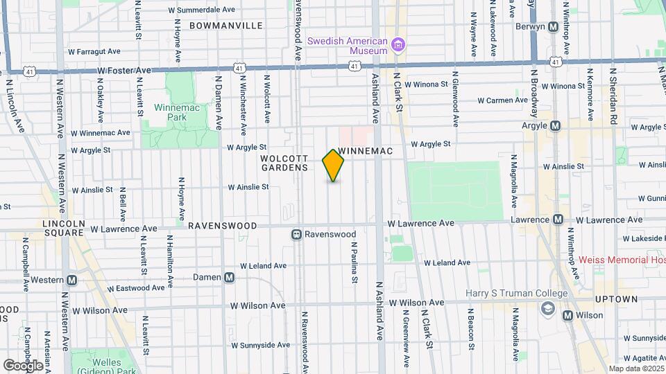 4861 N Hermitage Ave, Unit 1E Map and Location Details