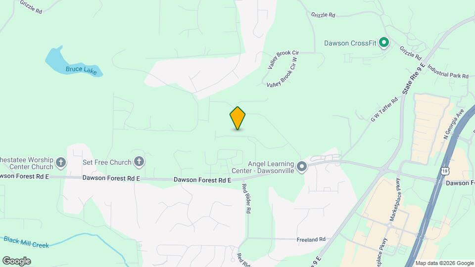 282 Timberland Ave Map and Location Details