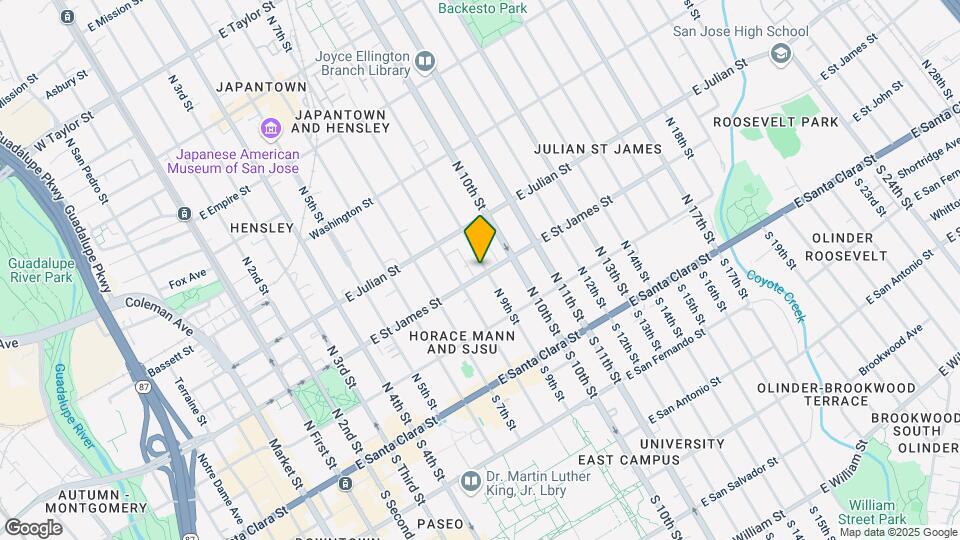 201 N 9th St Mapa y Detalles de la Ubicación
