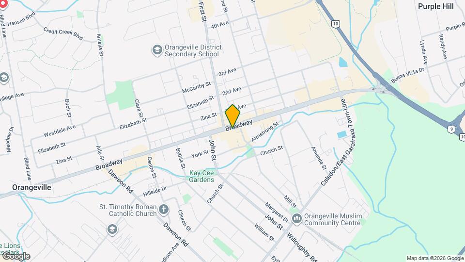 166 Broadway Map and Location Details