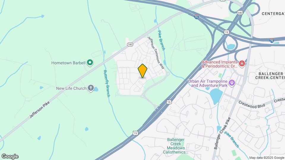 Jefferson Place Apartments Map and Location Details