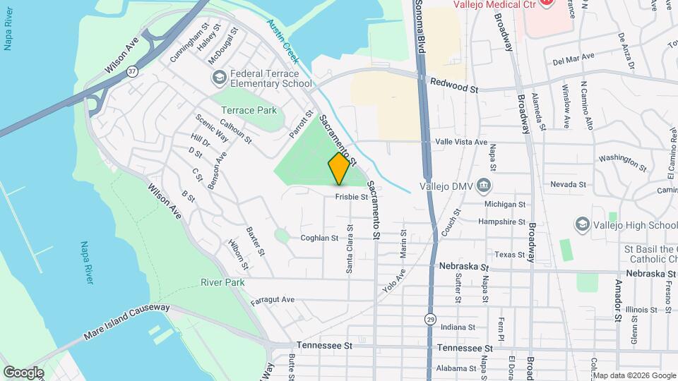 122 Frisbie St Map and Location Details