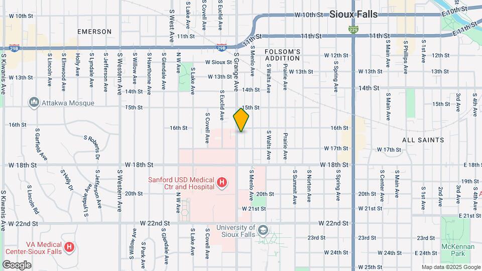 808 S Grange Ave Map and Location Details