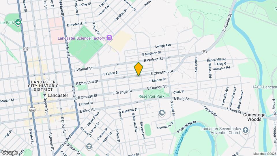 644 E Chestnut St Map and Location Details