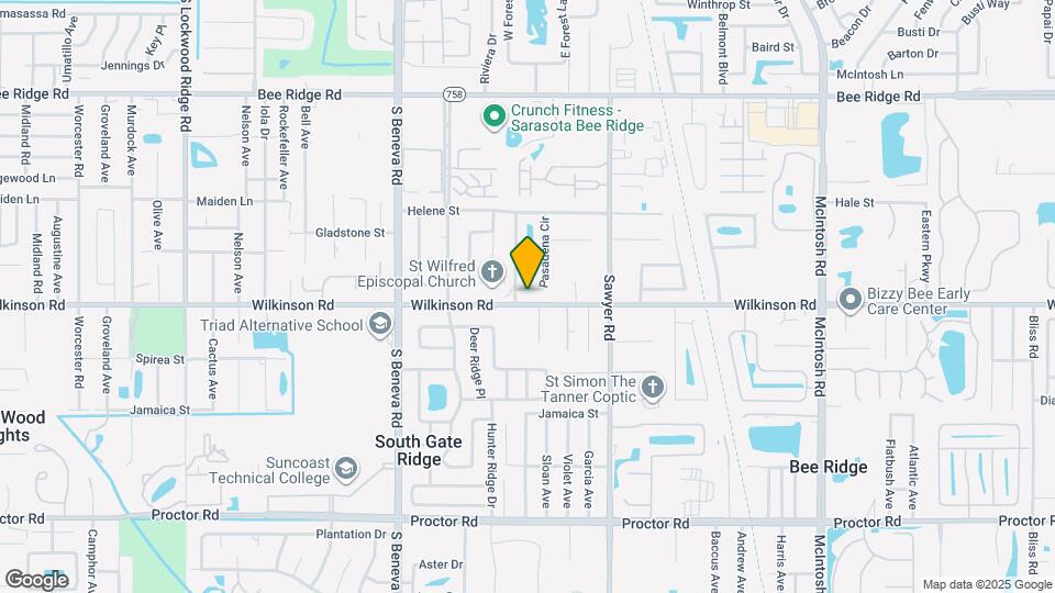 4387 Pasadena Cir Mapa y Detalles de la Ubicación