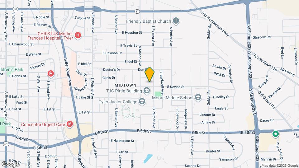 1528 E Devine St Map and Location Details