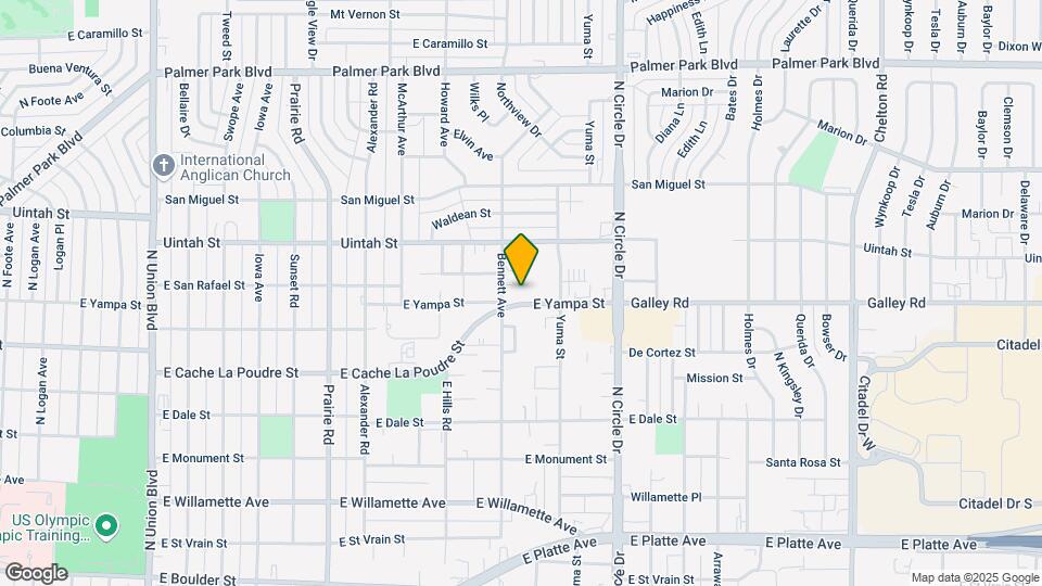 Mountain Pointe Apartments Map and Location Details