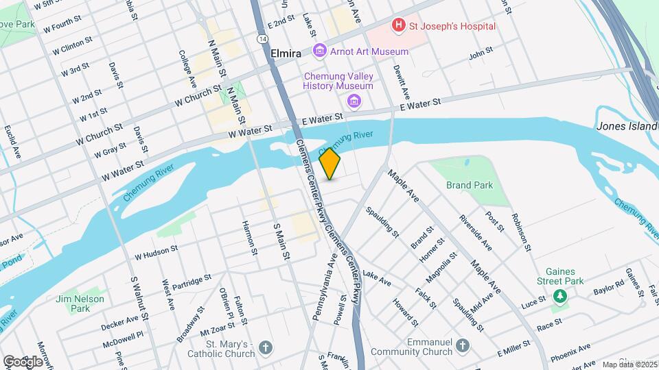 118 E Chemung Pl, Unit B Map and Location Details
