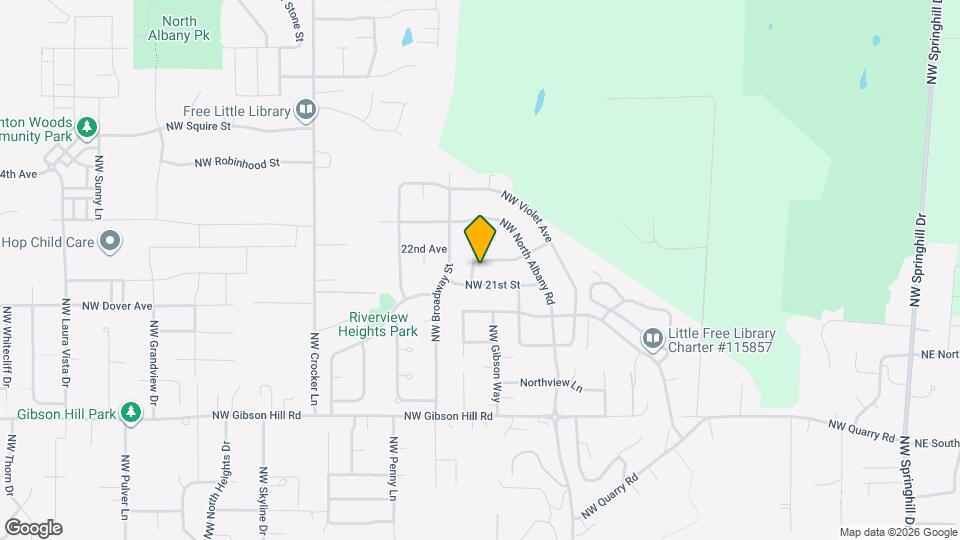 2245 NW Park Terrace Map and Location Details