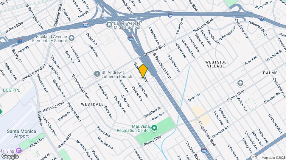 Westside Mapa y Detalles de la Ubicación