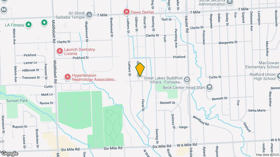 28050 Curtis Rd Map and Location Details