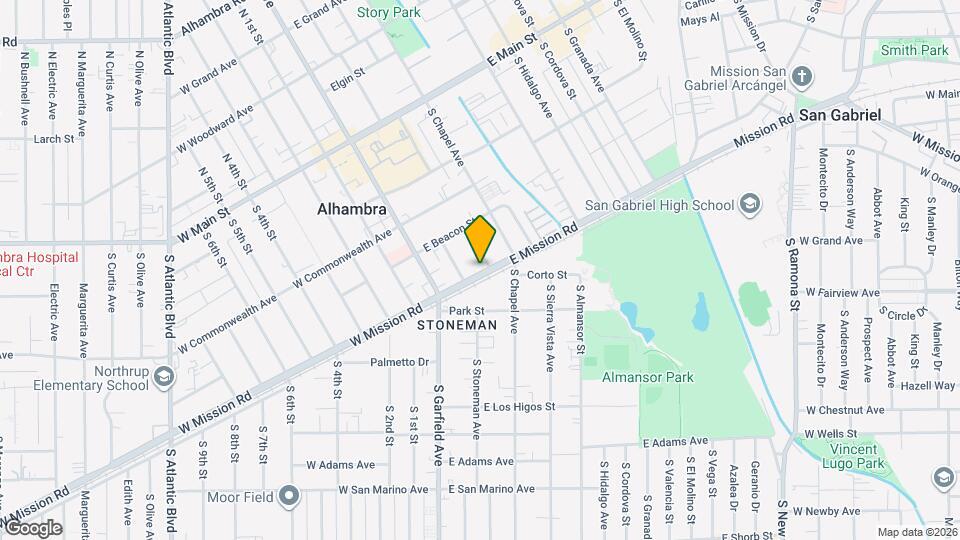 511 S Monterey St Map and Location Details