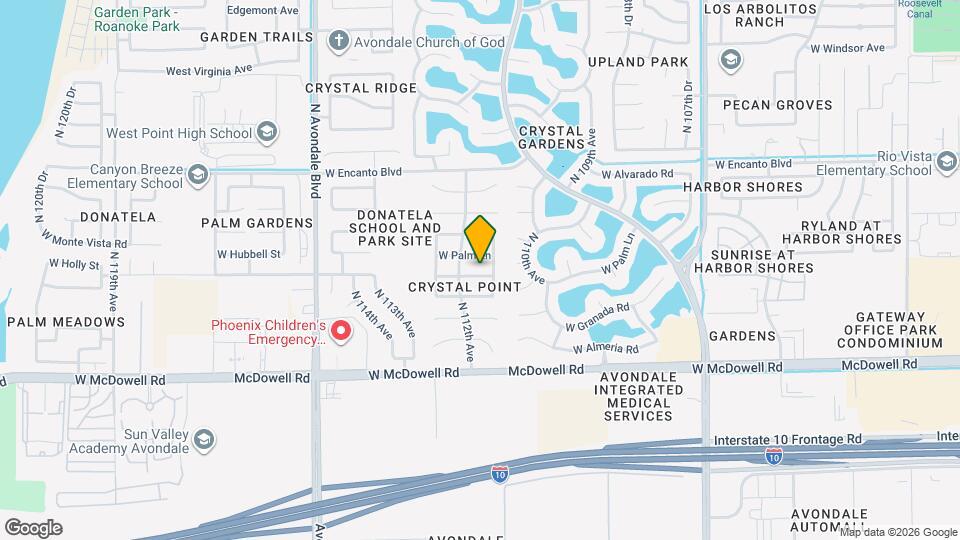 11182 W Granada Rd Map and Location Details