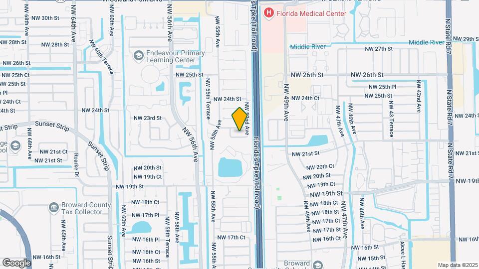 5221 NW 21st Ct Map and Location Details