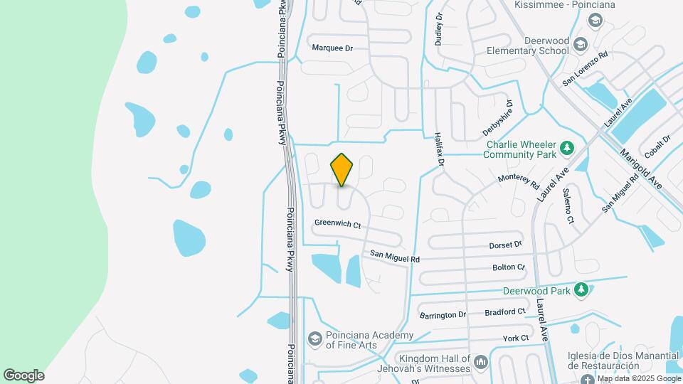 854 Glastonbury Dr Map and Location Details