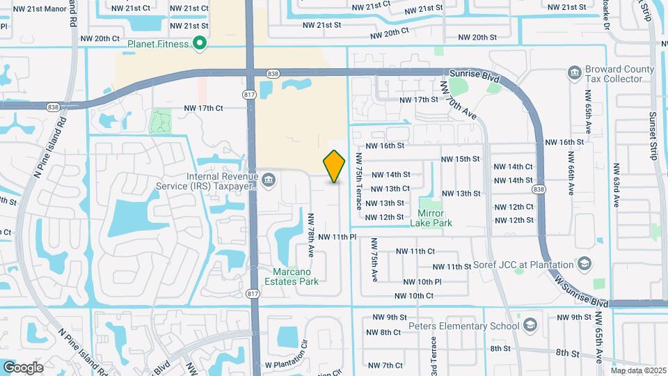 1301 NW 76th Ave Map and Location Details