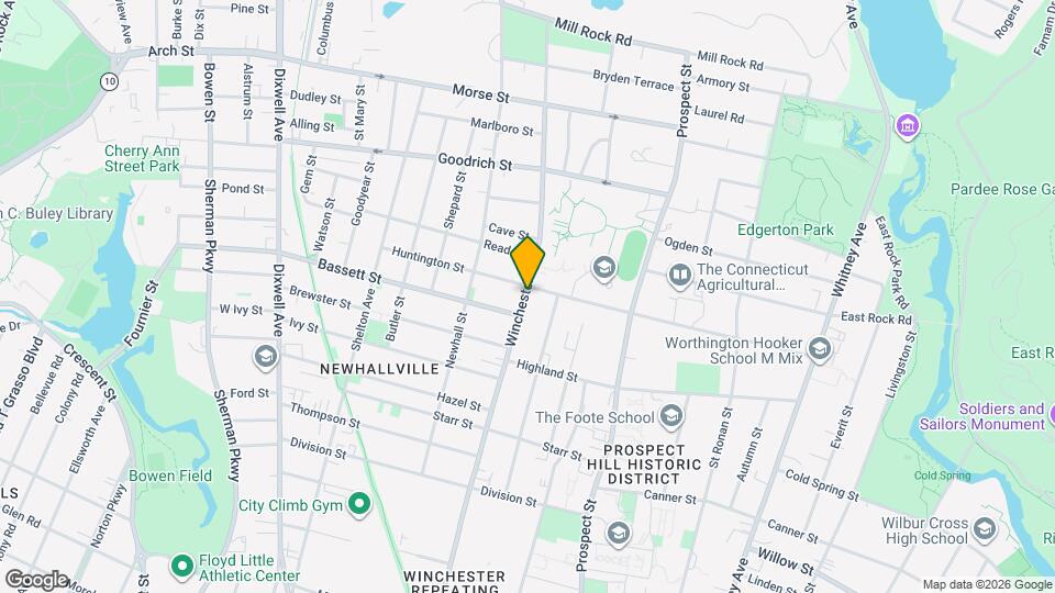 761 Winchester Ave Map and Location Details