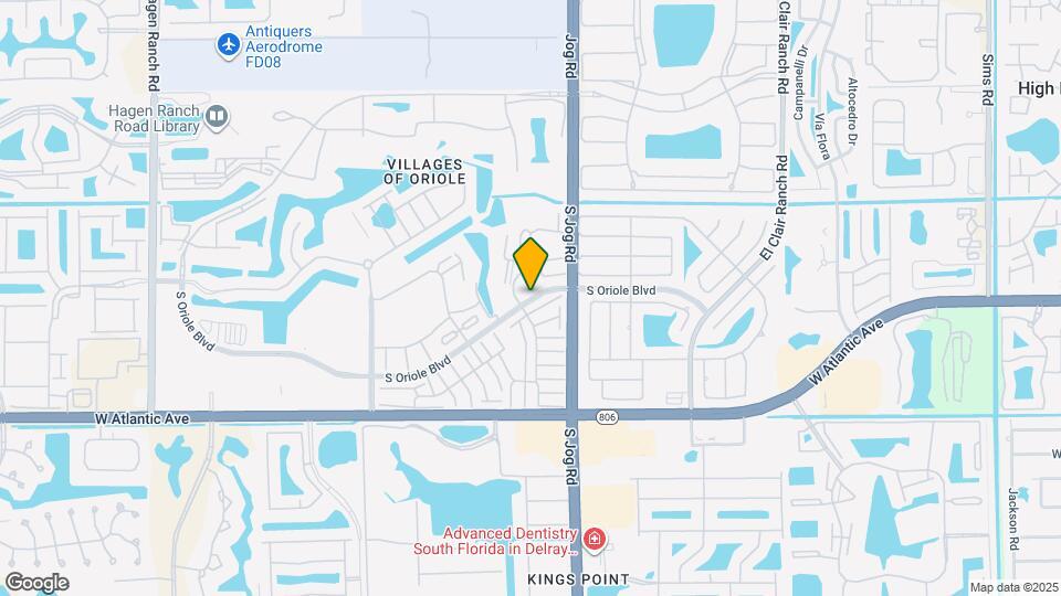 6660 S Oriole Blvd Map and Location Details