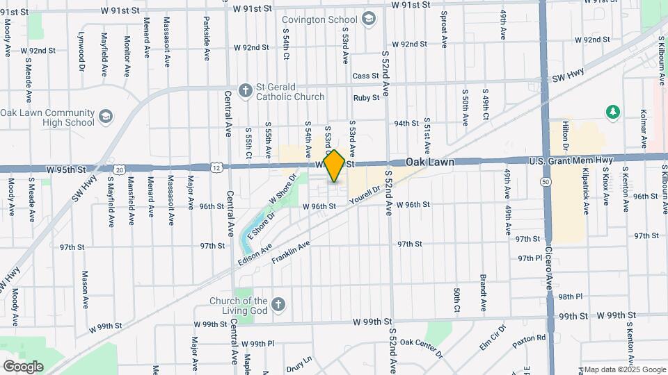 9529 Minnick Ave Map and Location Details