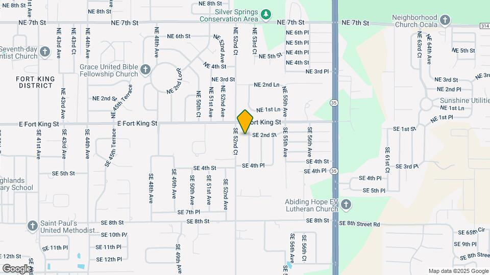 210 SE 53rd Ct Map and Location Details