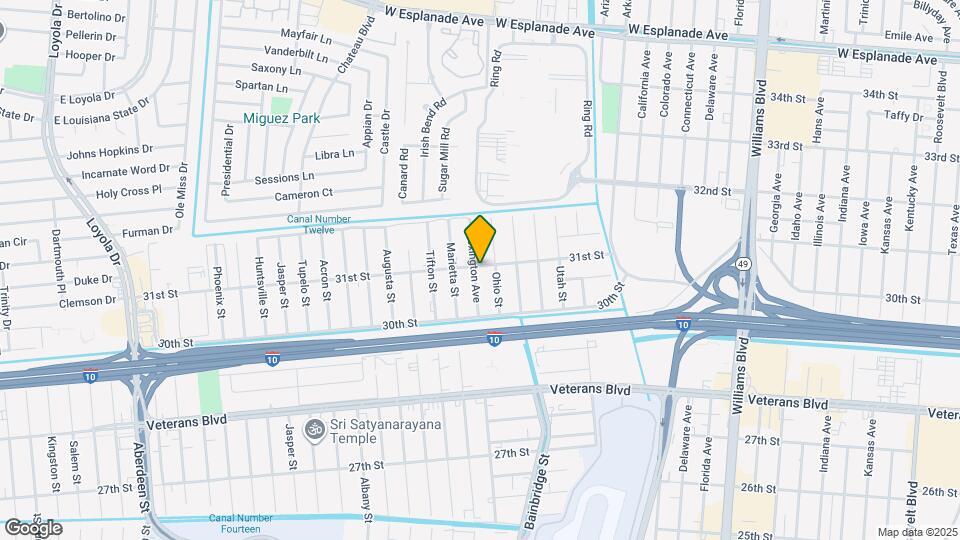 1307 31st St Map and Location Details