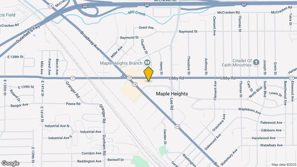 15911 Maple Heights Blvd Map and Location Details