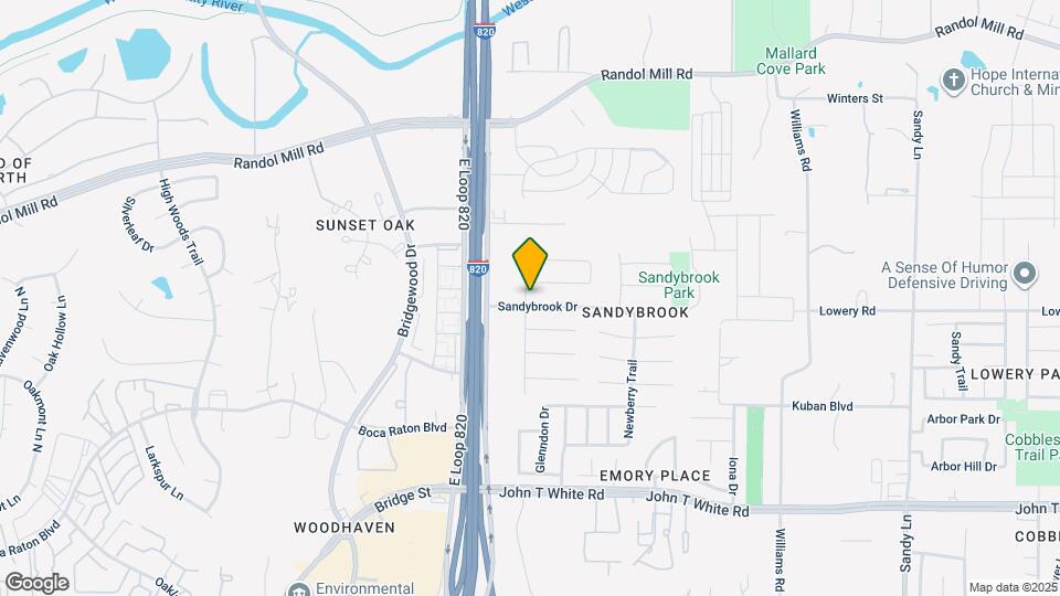 6901 Sandybrook Dr Map and Location Details