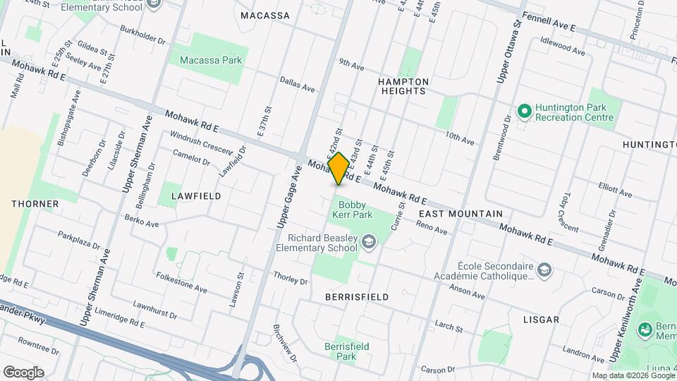 1 Reno Ave Map and Location Details