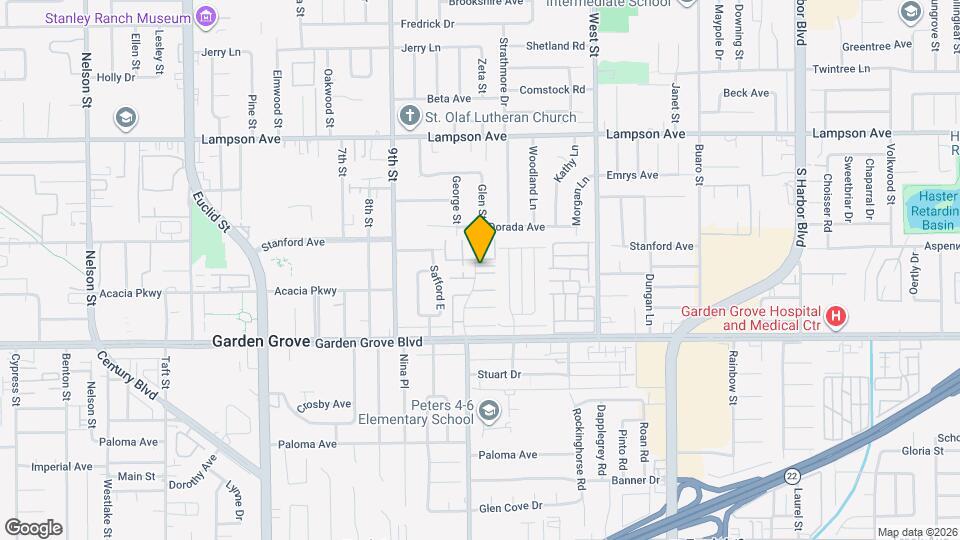 11716 Rose Dr Map and Location Details