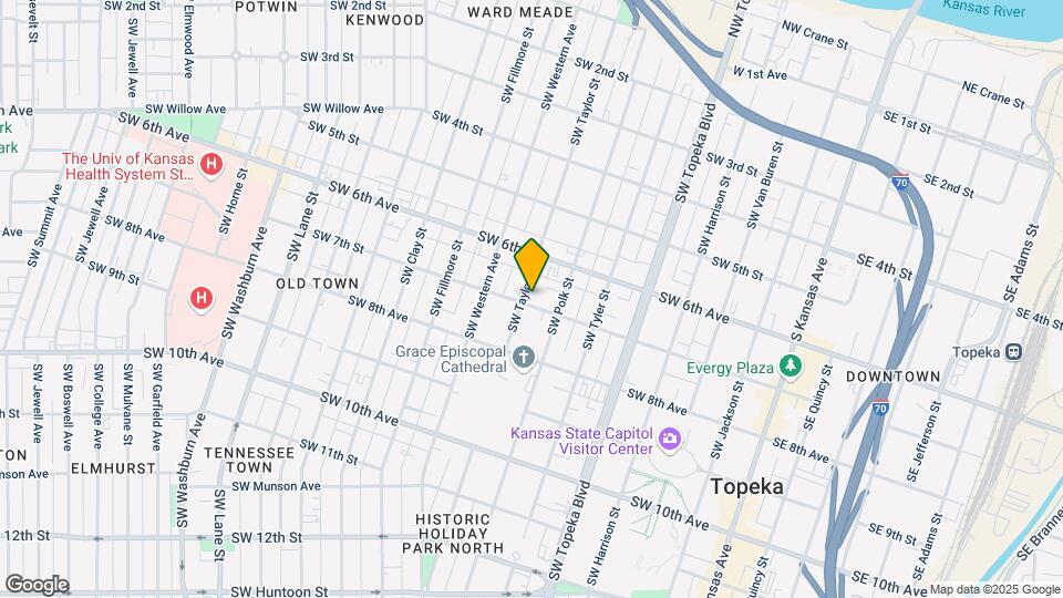634 SW Taylor St Map and Location Details