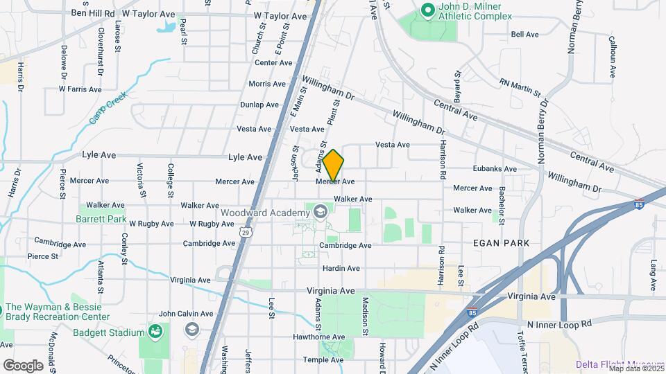 1596 Mercer Ave Map and Location Details