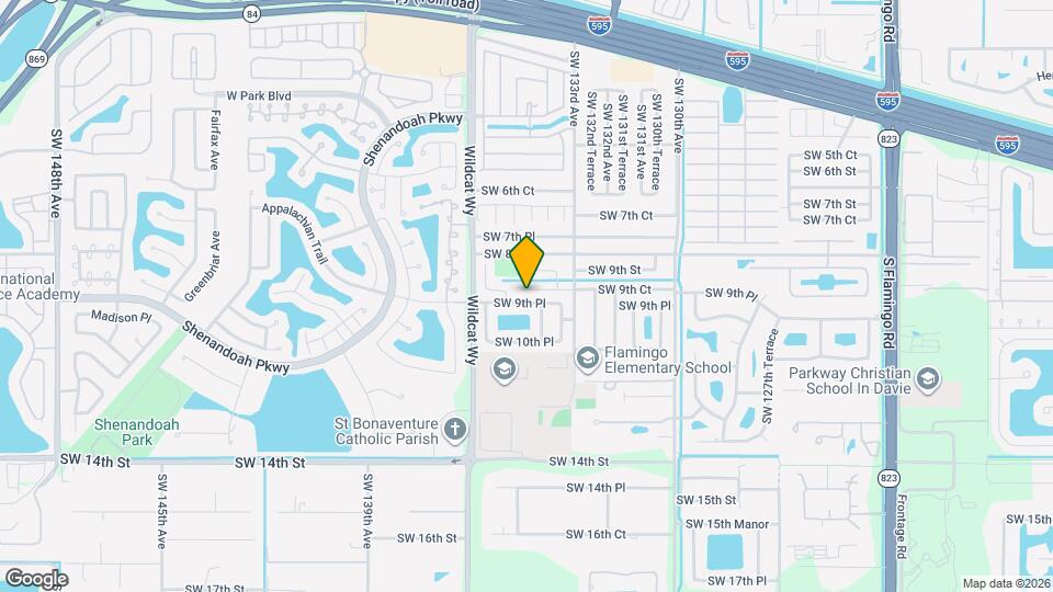 13431 SW 9th Pl Map and Location Details