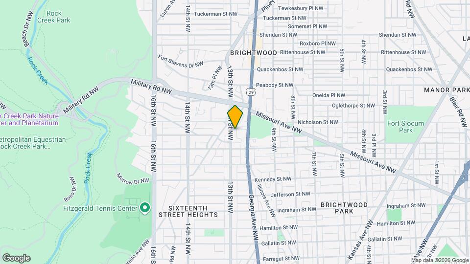 5737 13th St NW, Unit Apartment #1 Map and Location Details