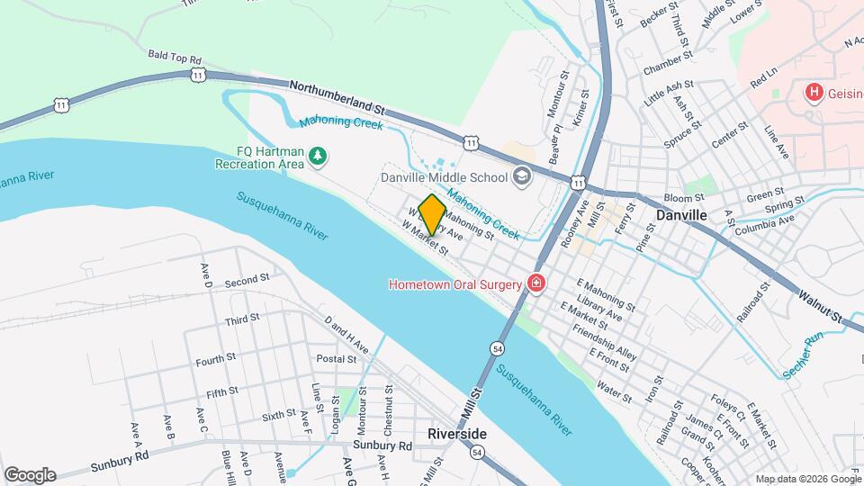 403 W Market St, Unit 201 Map and Location Details