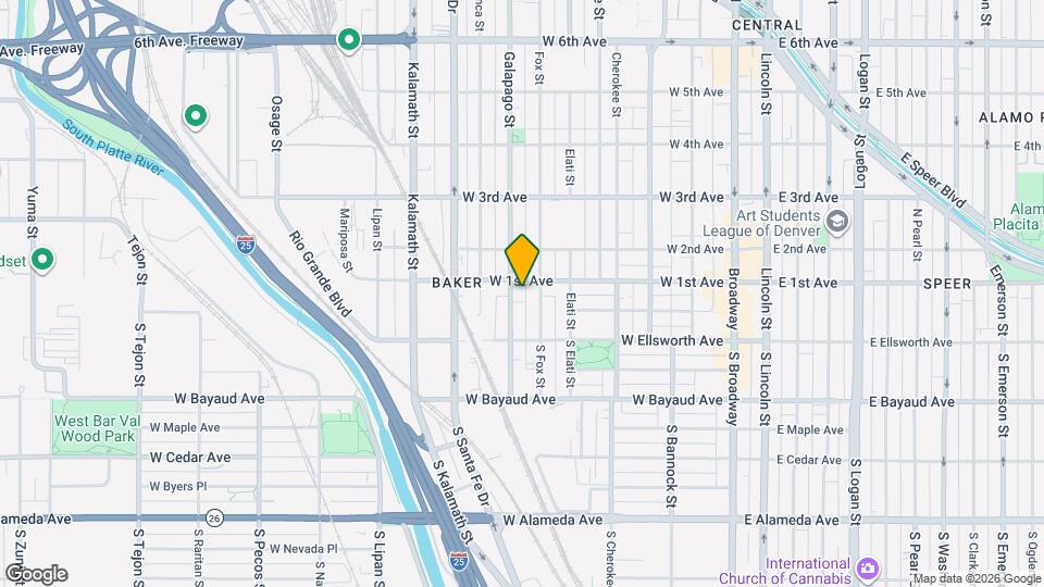 88 Galapago St Map and Location Details