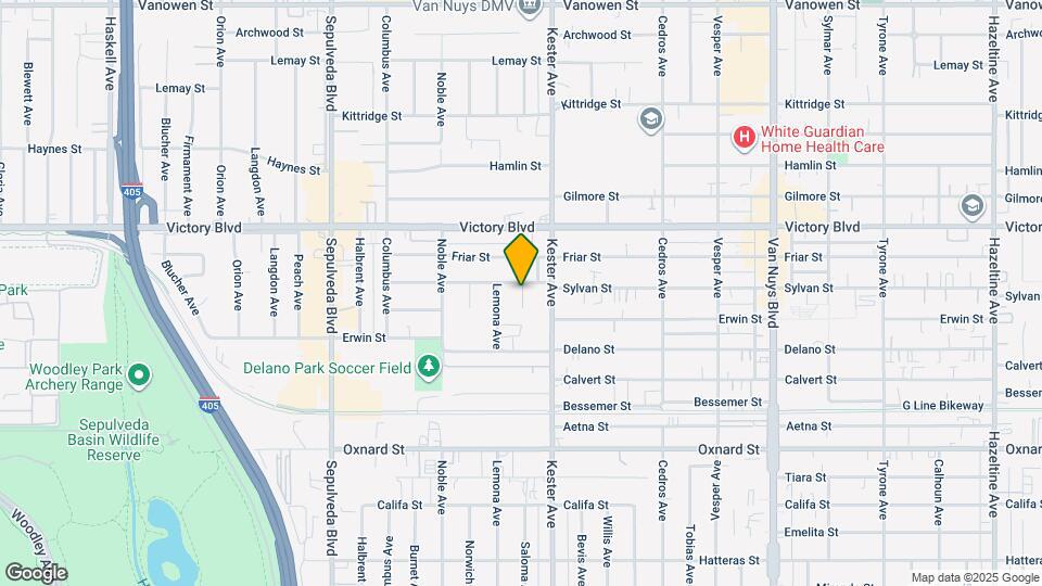 6271 Saloma Ave Map and Location Details
