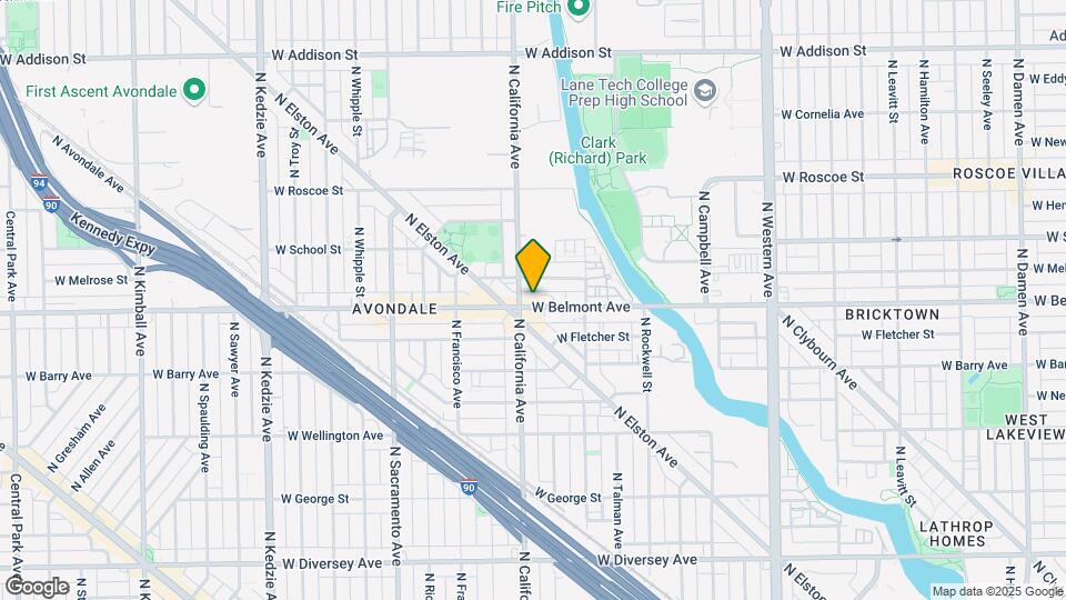 2752 W Belmont Ave-Unit -2752 W Belmont Map and Location Details