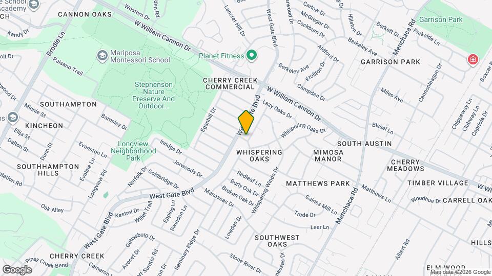 7210 Towering Oaks Dr Map and Location Details