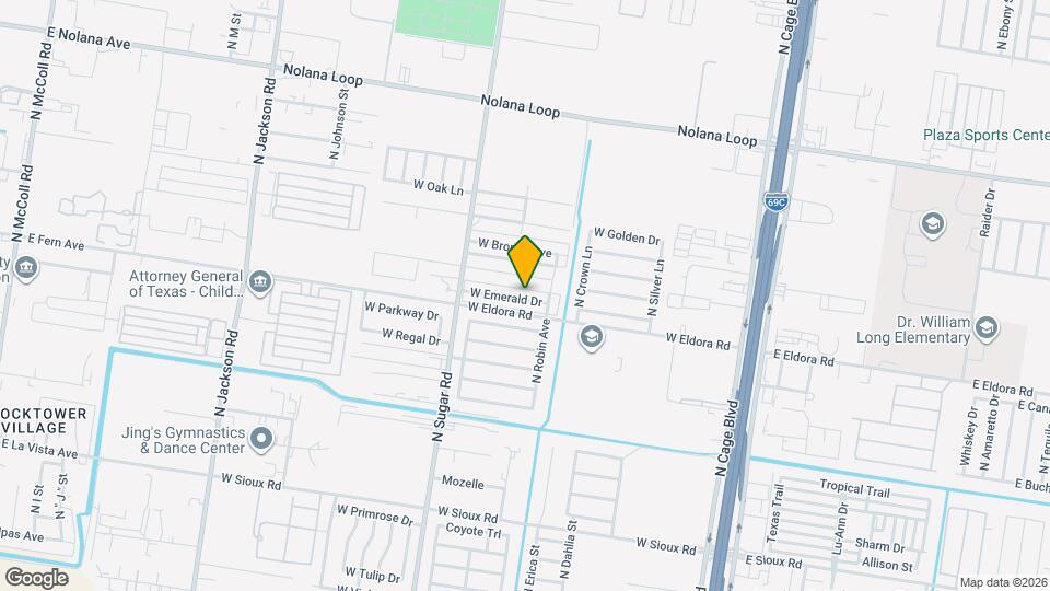 802 W Emerald Dr Map and Location Details