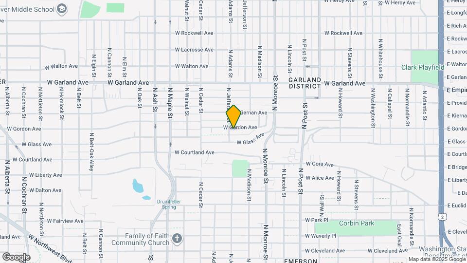 1133 W Gordon Ave Map and Location Details