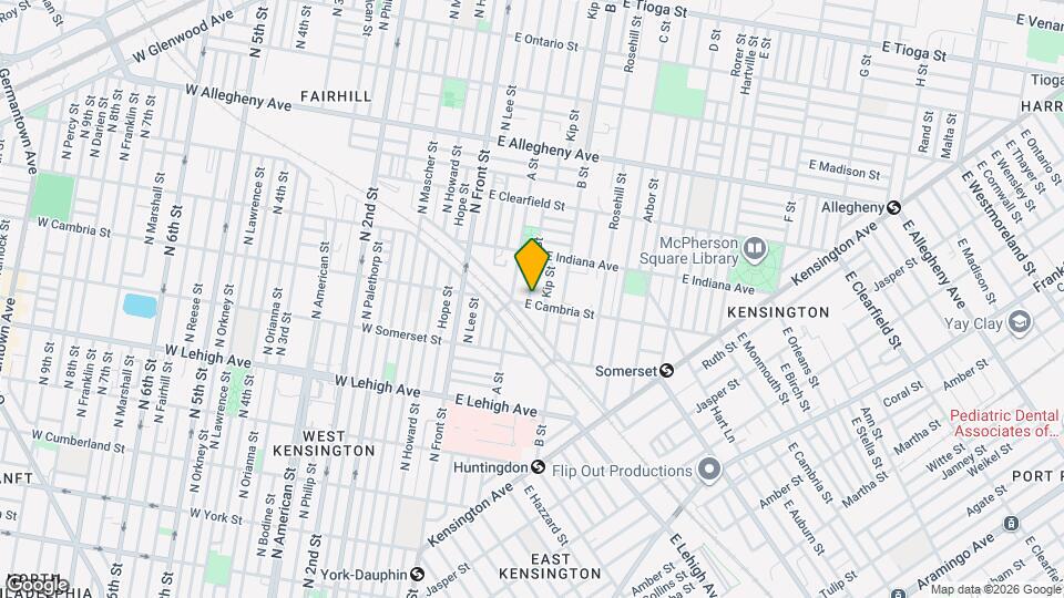 223 E Cambria St Mapa y Detalles de la Ubicación