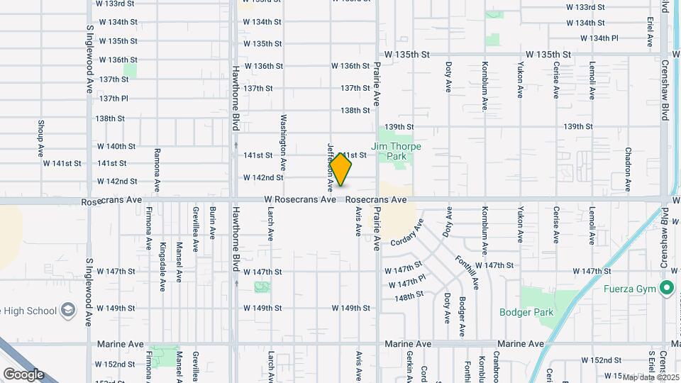 4081 Rosecrans Ave Map and Location Details