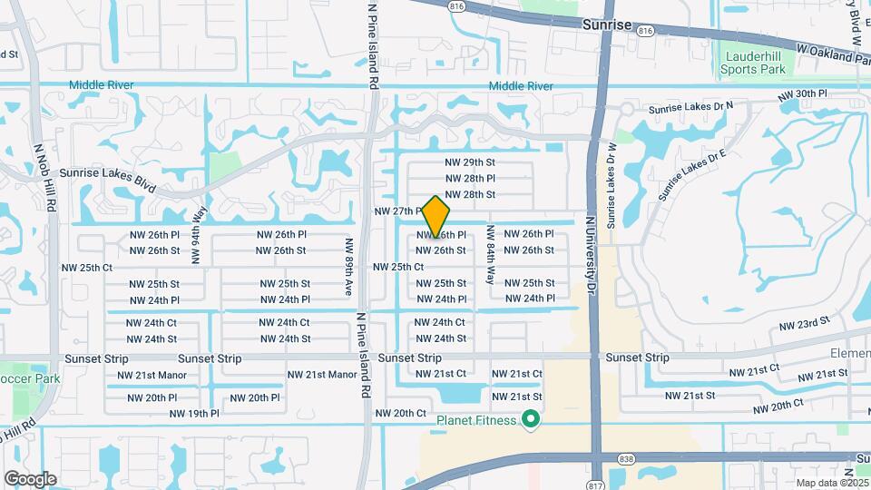 8611 NW 26th St Map and Location Details
