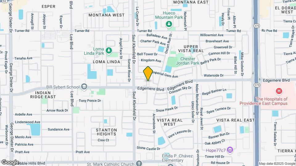 3404 Blue Earth Ln Map and Location Details