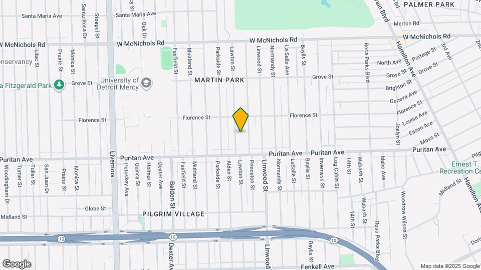 16188 Lawton St Mapa y Detalles de la Ubicación