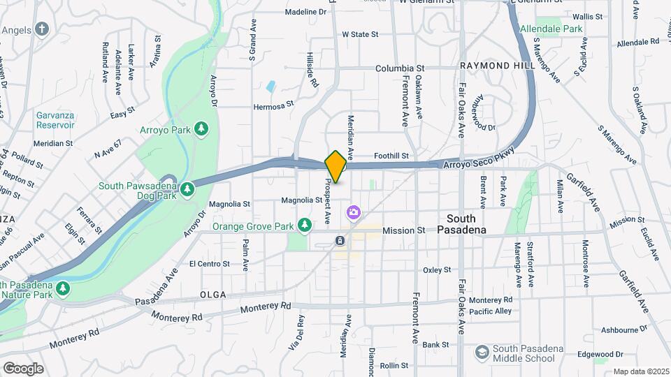 626 Prospect Ln Map and Location Details