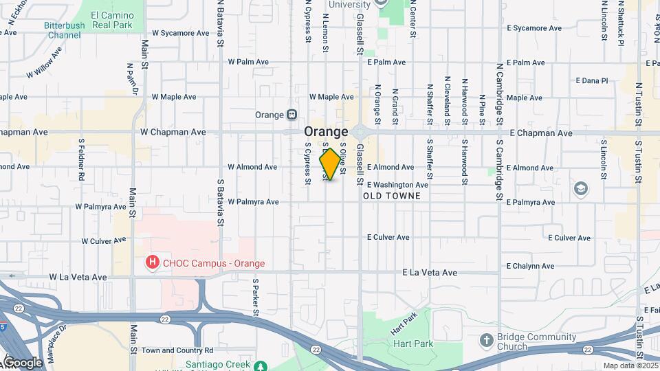 253 S Lemon St Map and Location Details