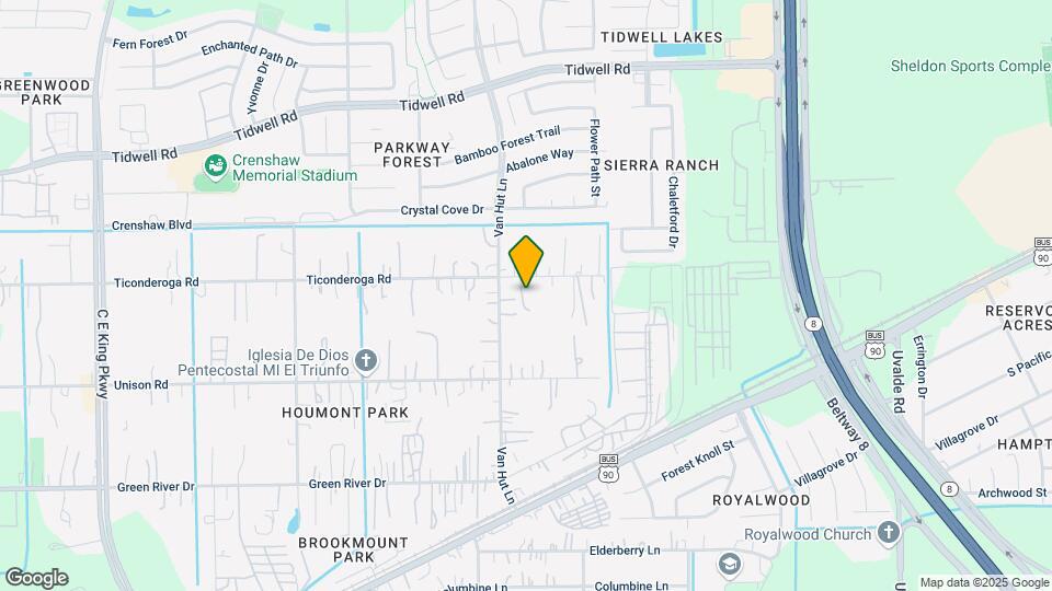 13016 Ticonderoga Rd Map and Location Details