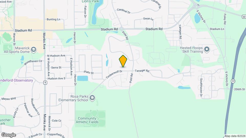 700 Timberwolf Dr Map and Location Details