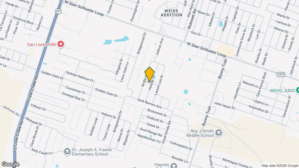 5309 Holster Dr Map and Location Details